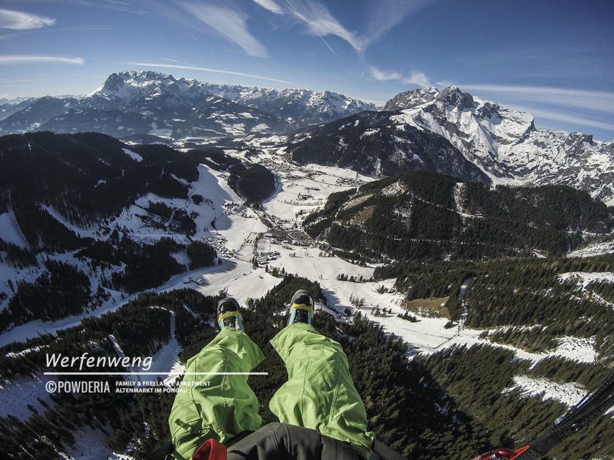 Powderia Family&Freelance Apartment in the center of Ski Amadé Altenmarkt im Pongau Exterior foto